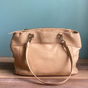 American Leather Tan Shoulder Bag